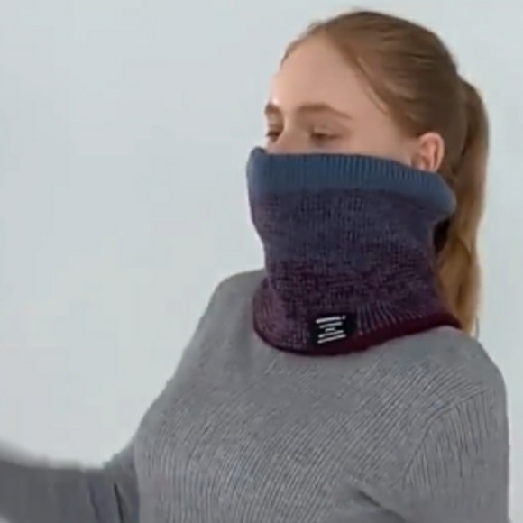 Last2⭐Knitted wool scarf ring - Picture 3 of 4